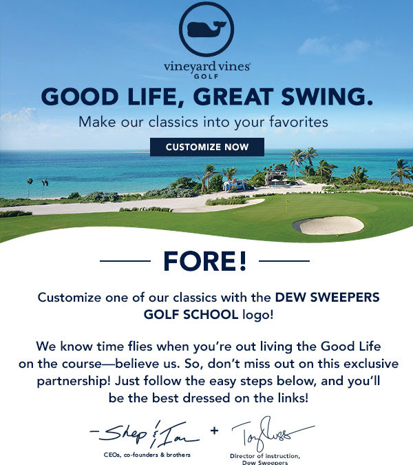 Junior Golfers Dewsweepers Golf