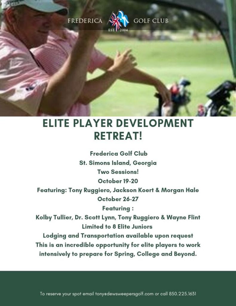 flyer for elite player development retreat