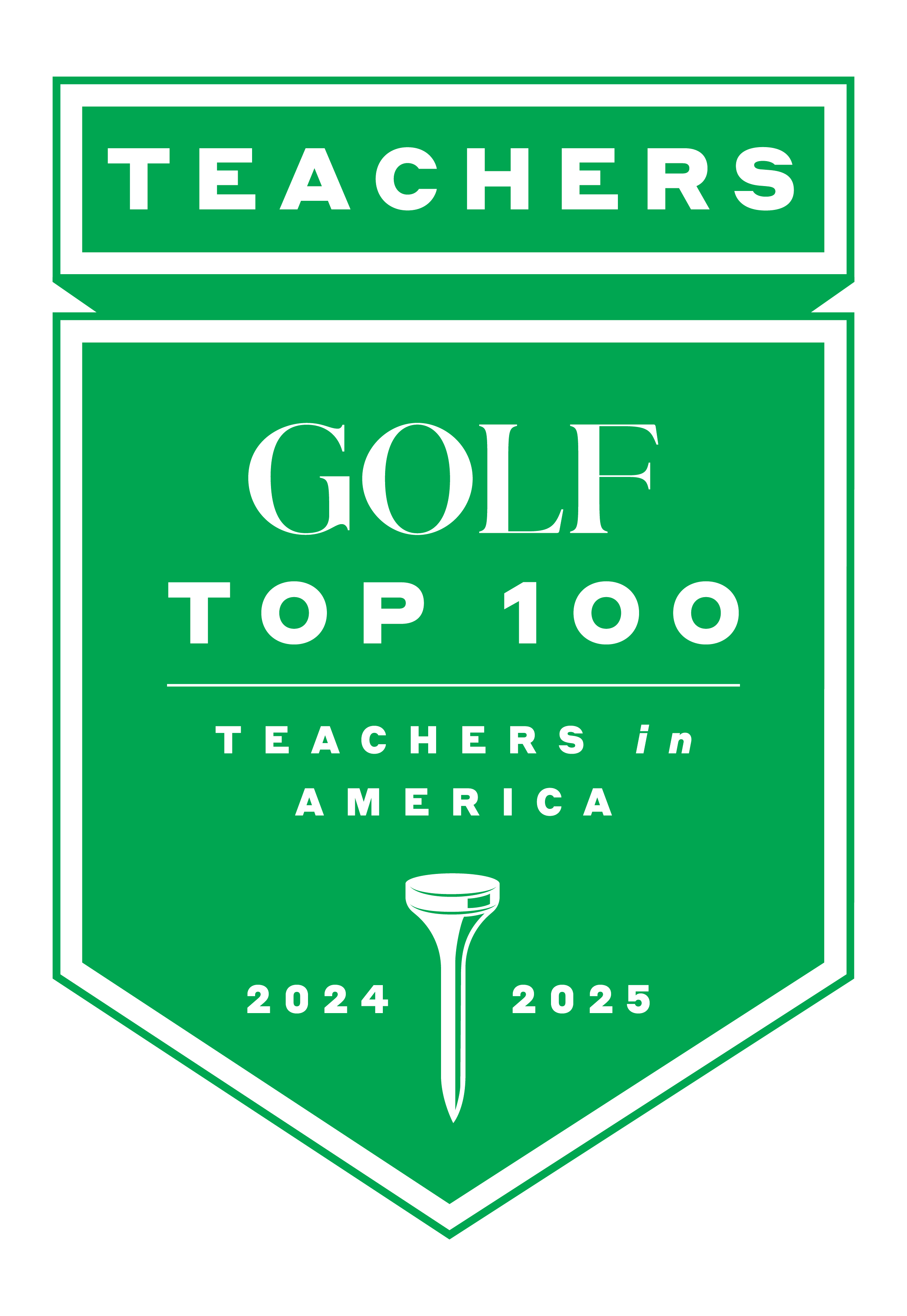 Golf Top 100 Teachers logo